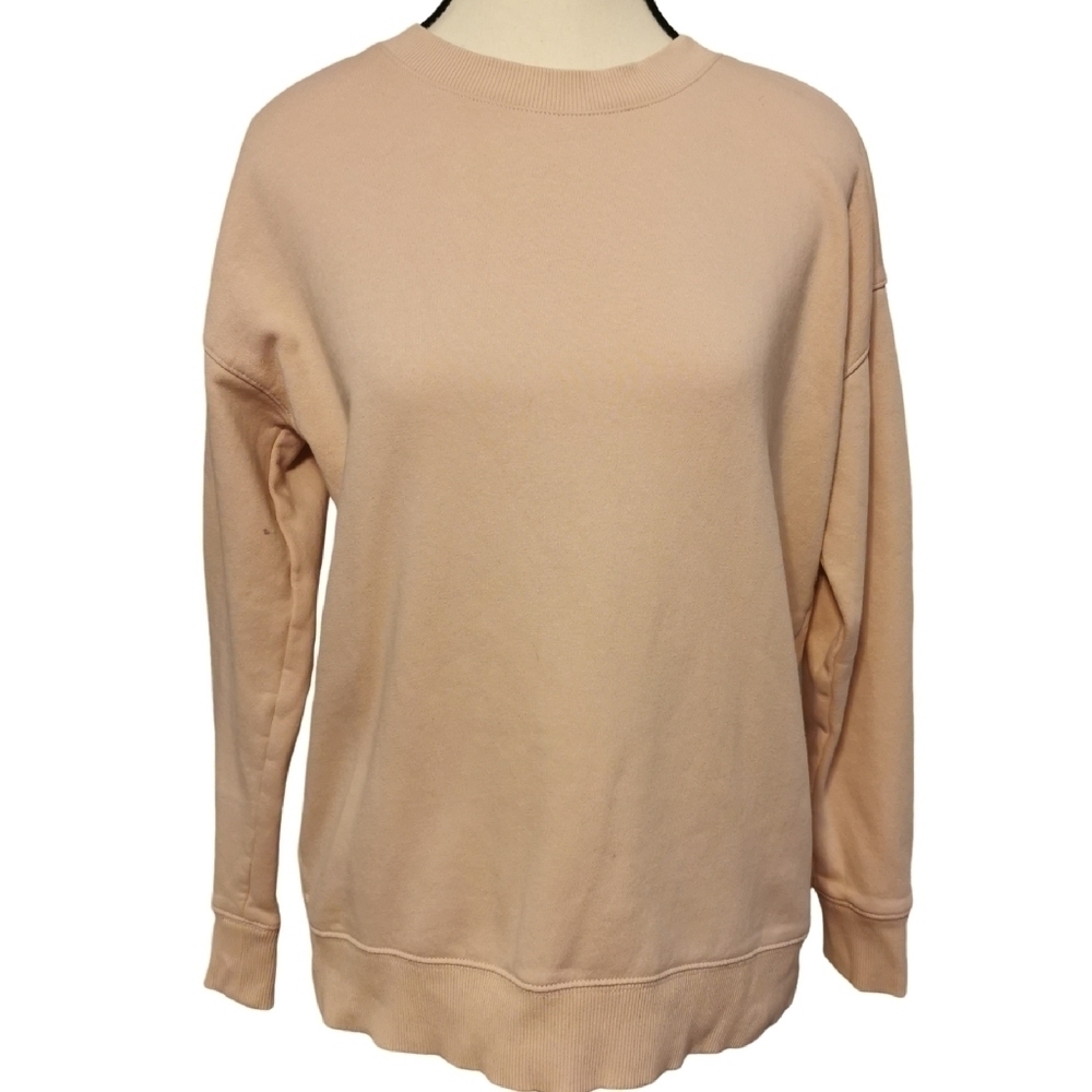 Banana Republic Pink Crew Neck Sweatshirt in Soft Pink - Sz XS Open To Offers